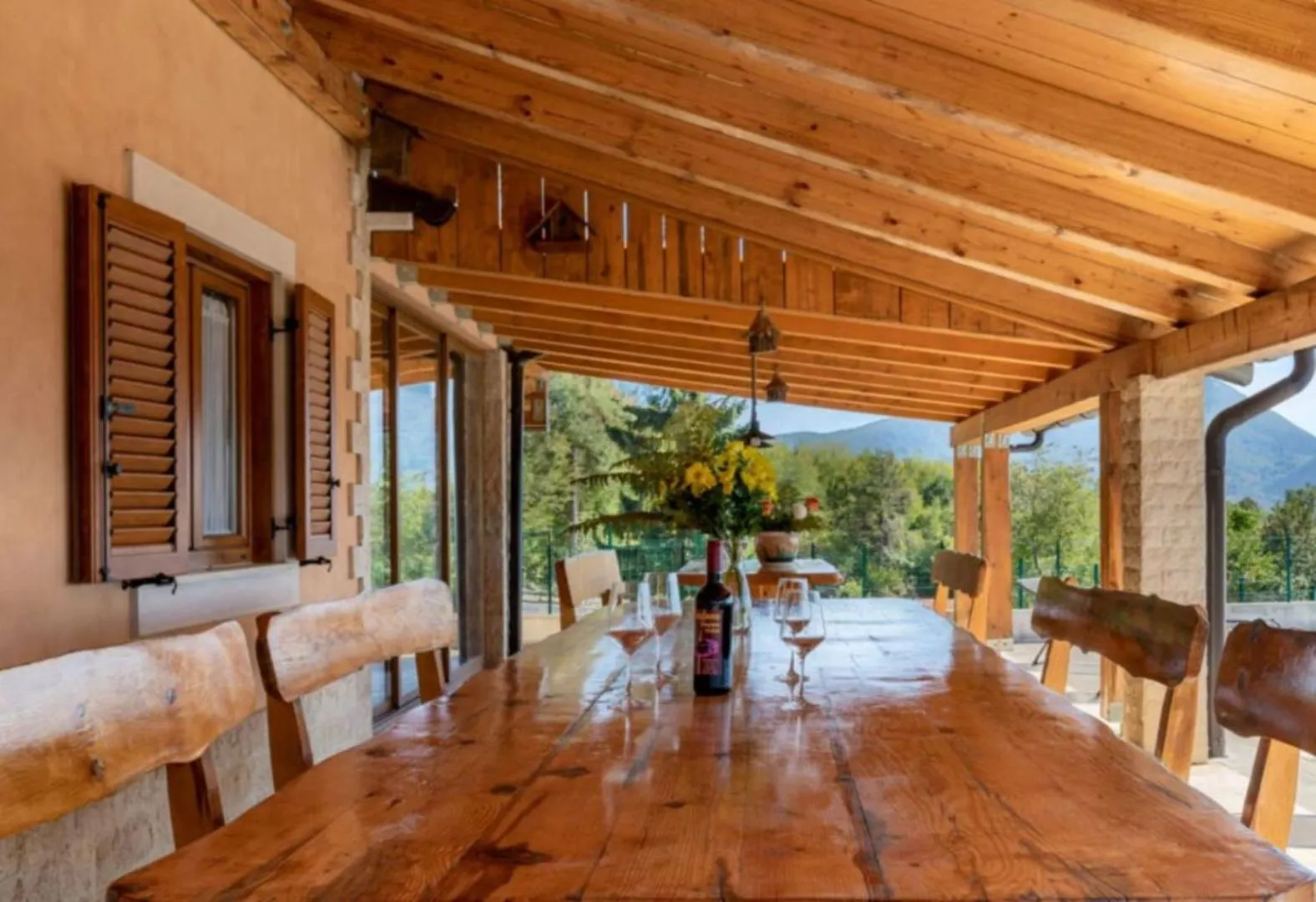 Holiday home Ucka Nature Park Mountain Hideway Robinson House Matic With Pool Brest
